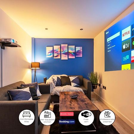 Spacious 1 Bedroom Apartment With 4K Cinema Experience By Green Haven Escapes In Bradford 布雷得佛 外观 照片