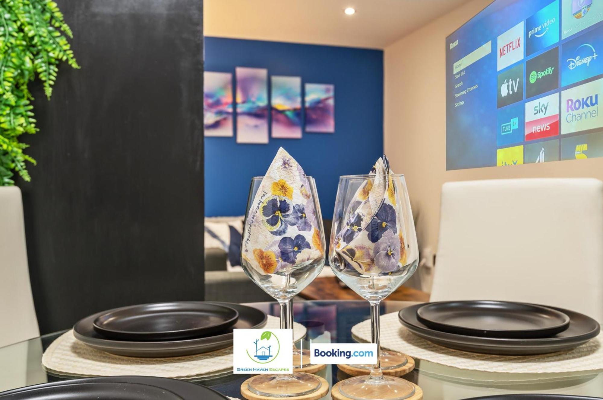 Spacious 1 Bedroom Apartment With 4K Cinema Experience By Green Haven Escapes In Bradford 布雷得佛 外观 照片