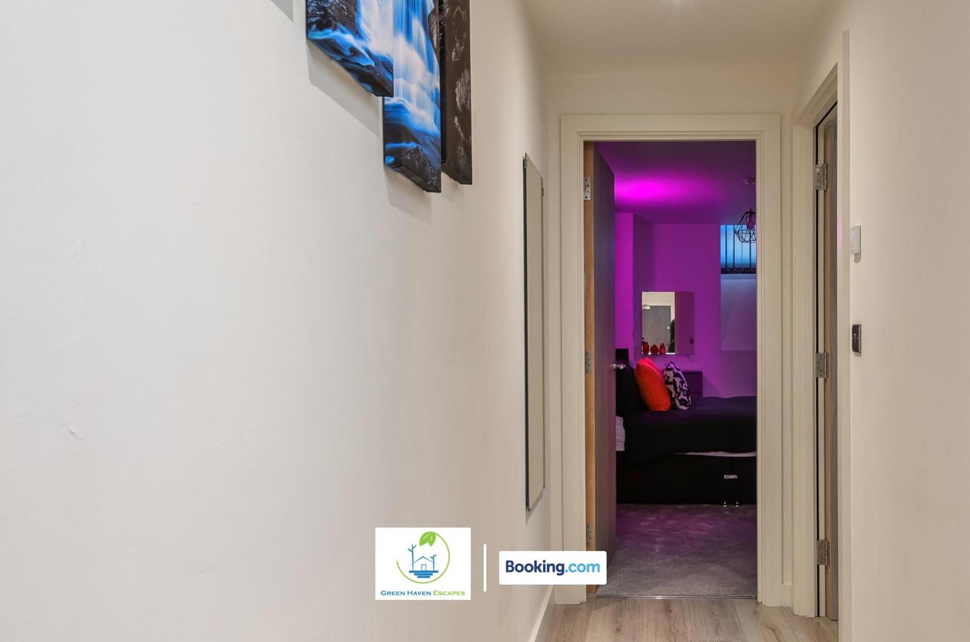 Spacious 1 Bedroom Apartment With 4K Cinema Experience By Green Haven Escapes In Bradford 布雷得佛 外观 照片